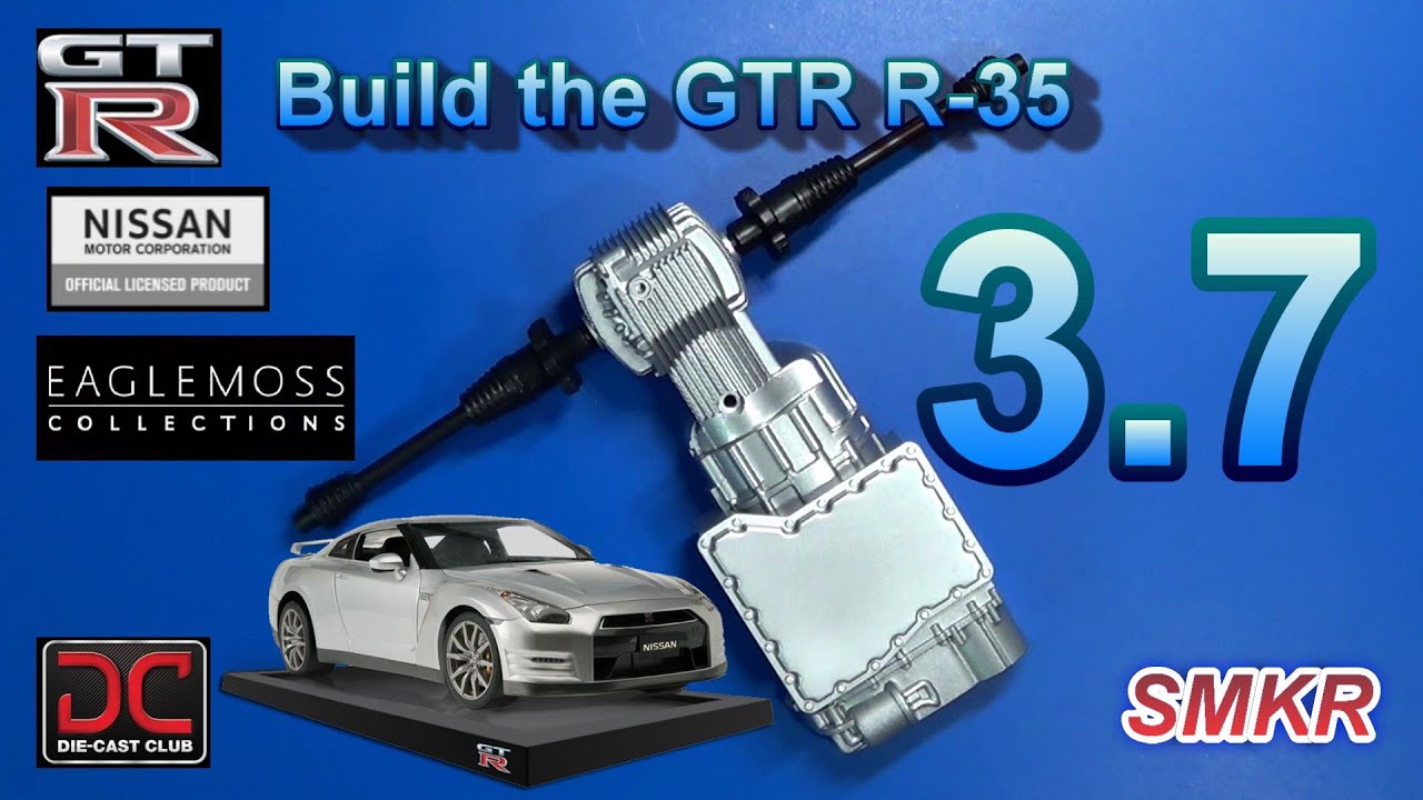 Build the Nissan GT-R R35 Issue 3 Stage 7 - Rear Gearbox and Half Shafts
