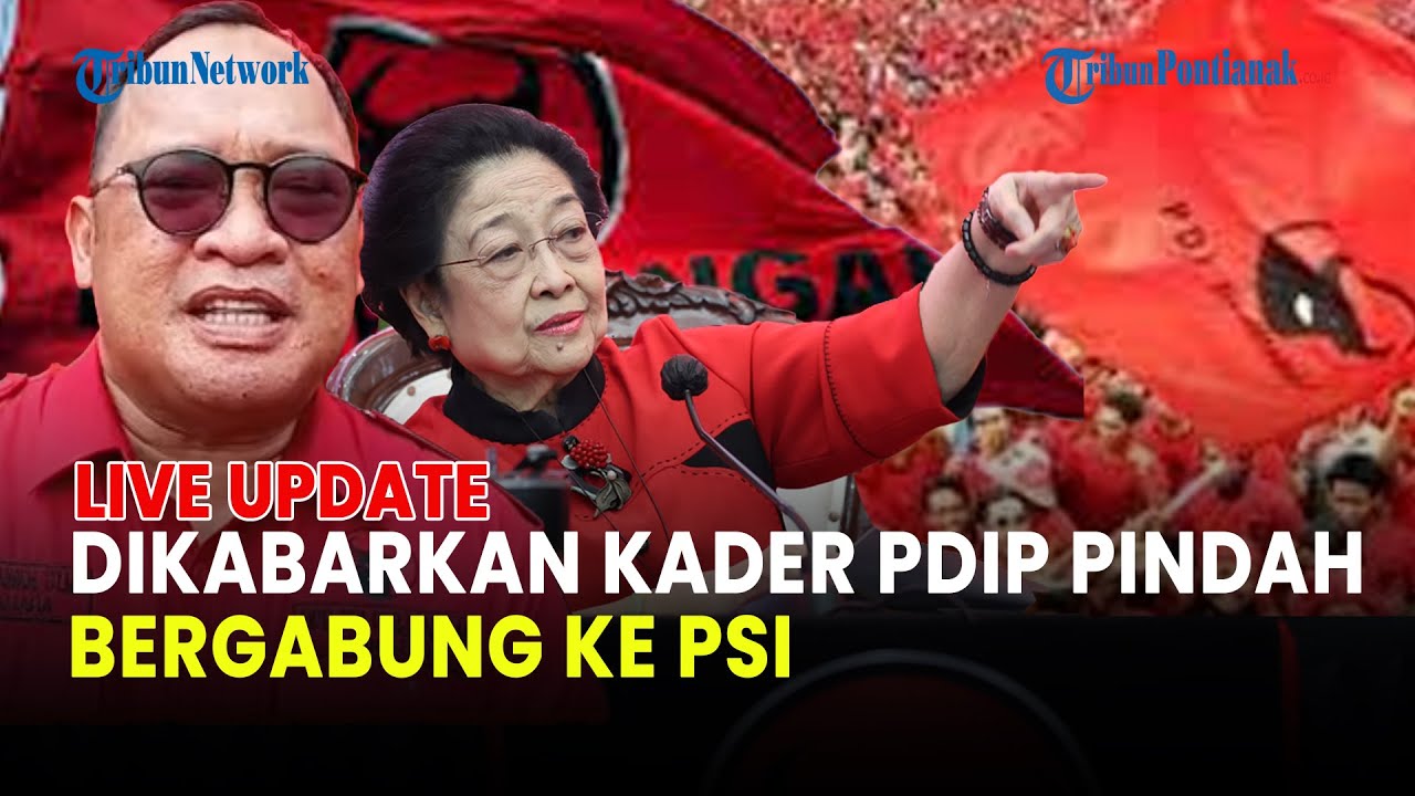 🔵DIKABARKAN SEJUMLAH KADER PDIP DI SUMSEL MEMILIH MENYEBRANG KE PSI, ADA APA?