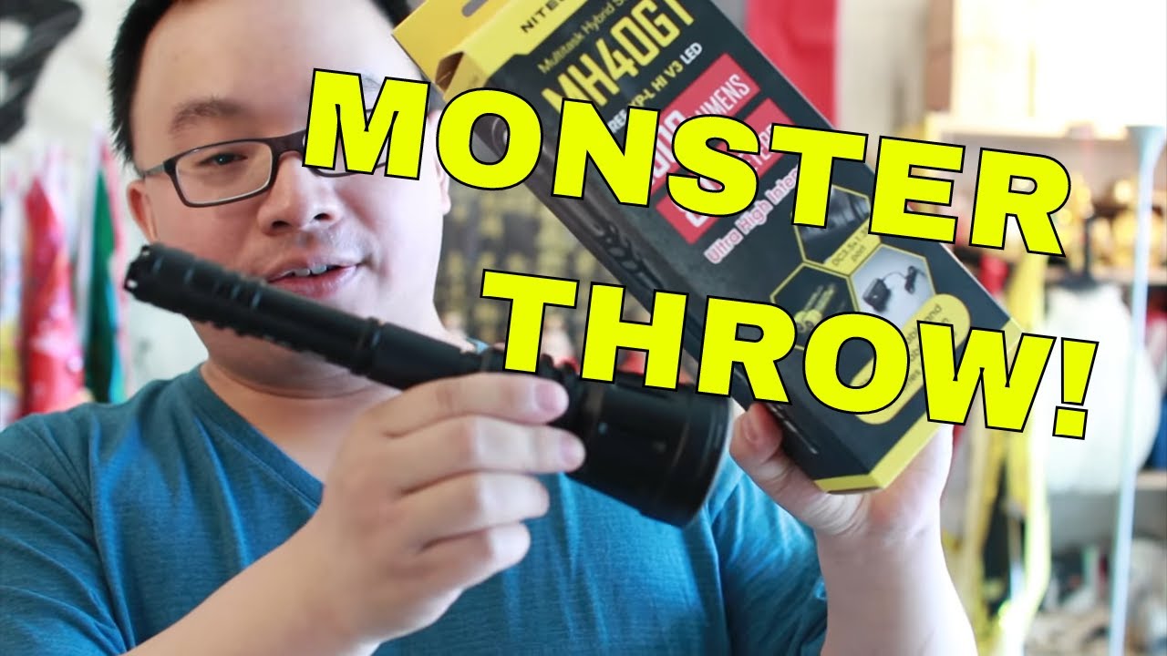 Обзор фонарика Nitecore MH40GT MONSTER THROWER &mdash; ОЧЕНЬ ПОНРАВИЛСЯ!