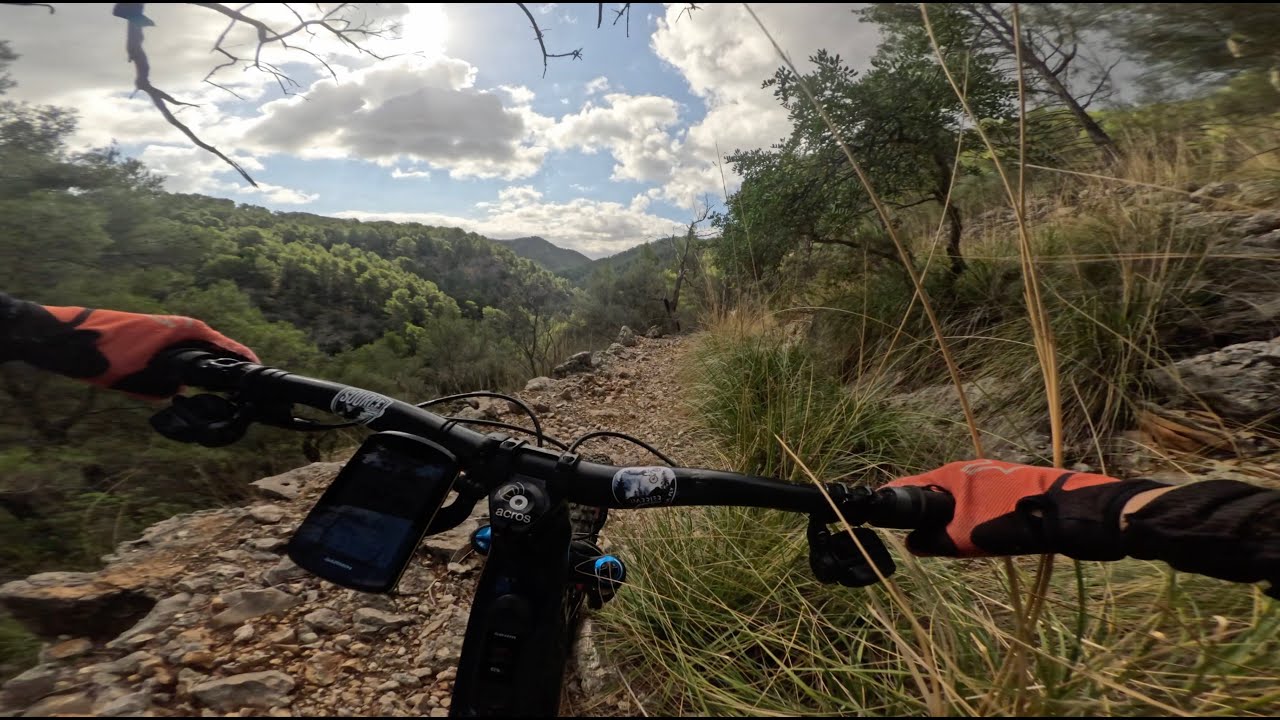 Riding one of the best trails in Mallorca Son Pou! #emtb #challenge