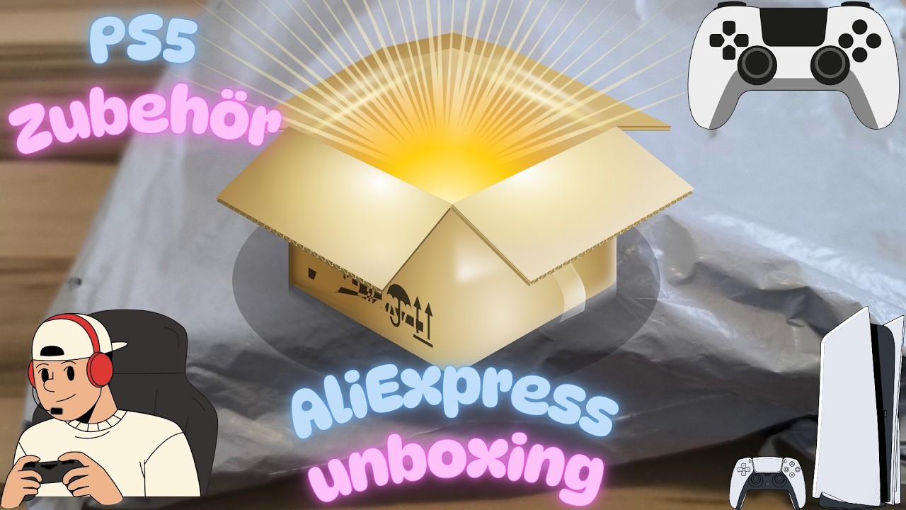 AliExpress MiNi uNboXiNg - PS5 Zubehör! German Art of Gaming