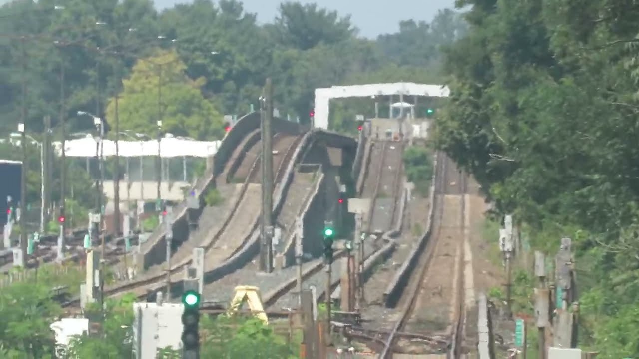Baltimore Metro Subway: West Cold Springs to Owings Mills - Cab View