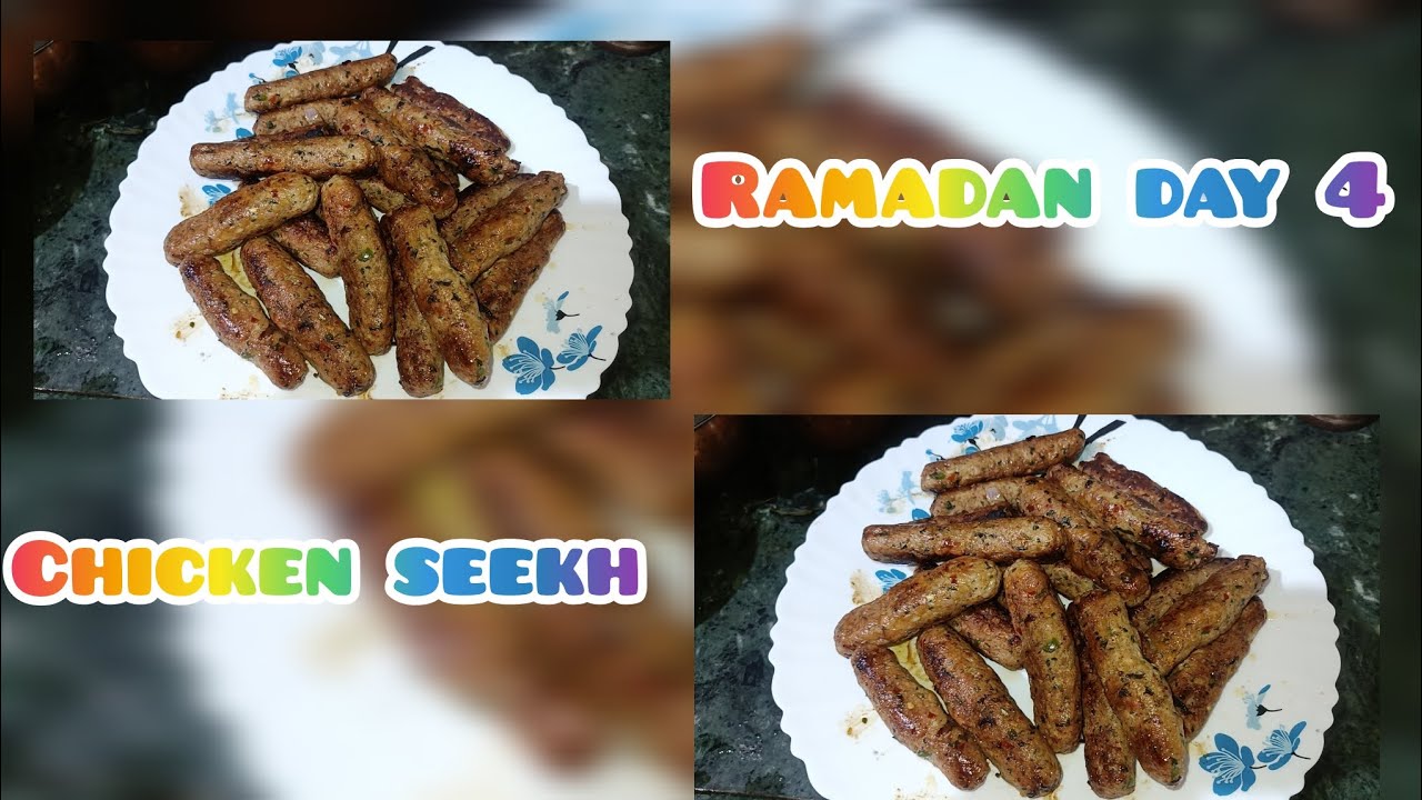 Ramadan day 4 chicken seekh recipe do like share comment and subscribe my YouTube channel