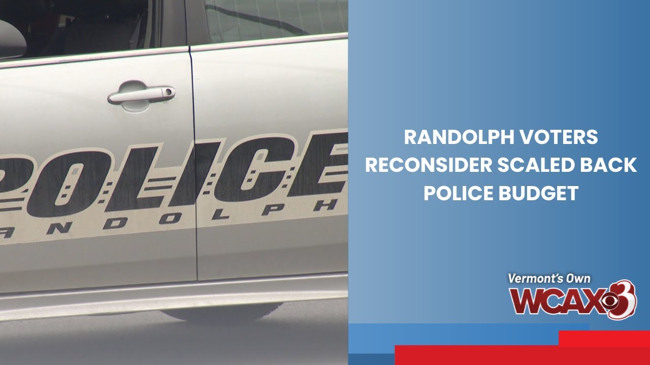 Randolph voters reconsider scaled back police budget