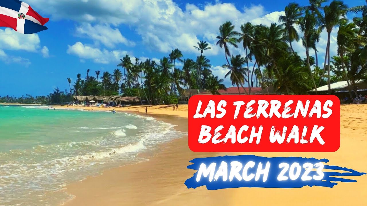 🇩🇴 REAL LAS TERRENAS: beach walk from Las Ballenas to Punta Popy | Travel to Dominican Republic