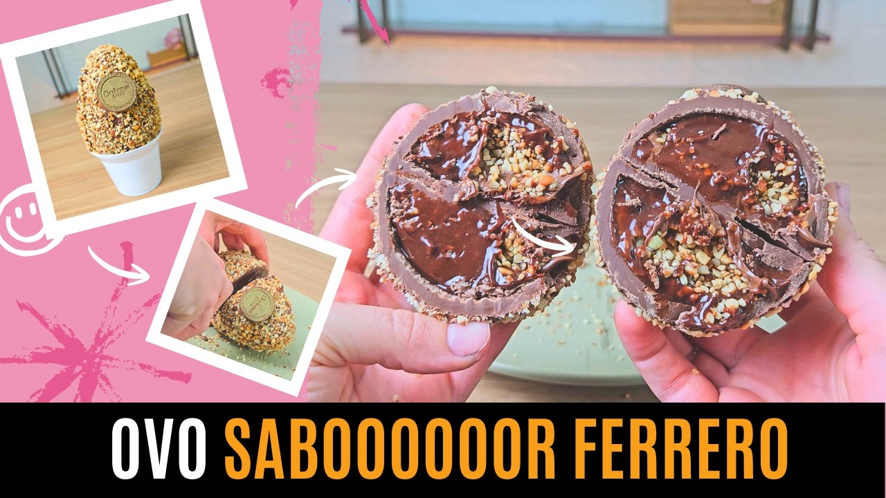 OVO FERRERO - MUITO FACIL!!! receita completa