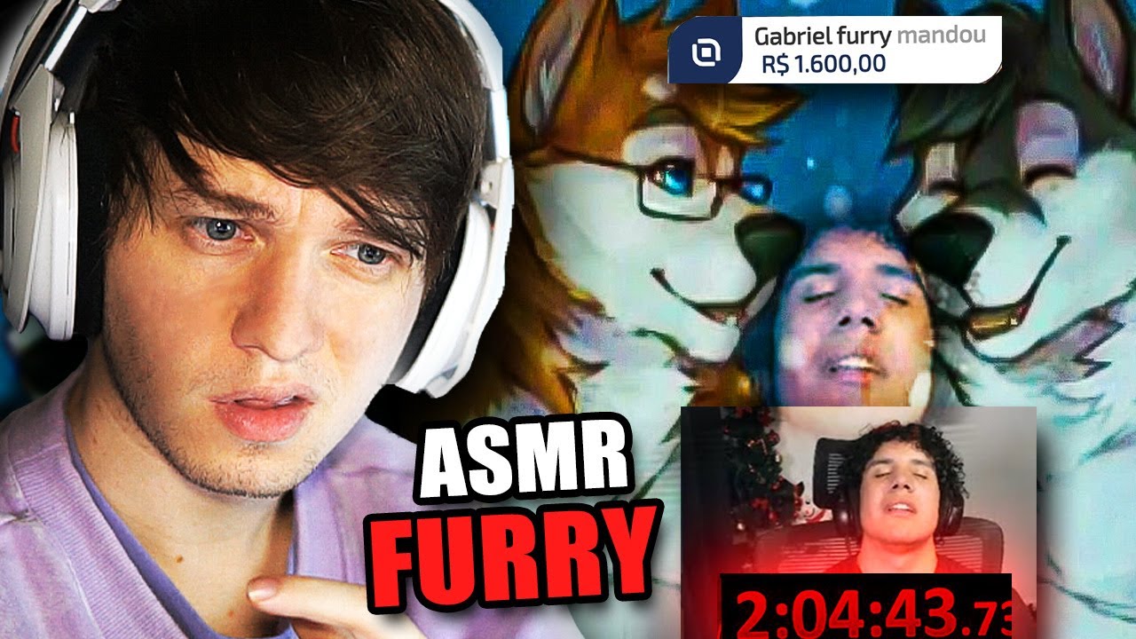 Vendo 3 horas de ASMR furry com o Dougla