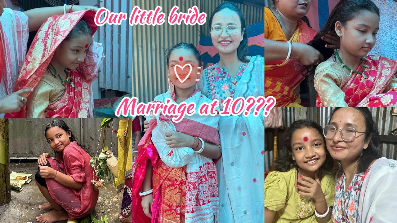 @Harshita Ray Official tuloni biya || little bride || Assamese  tradition ||