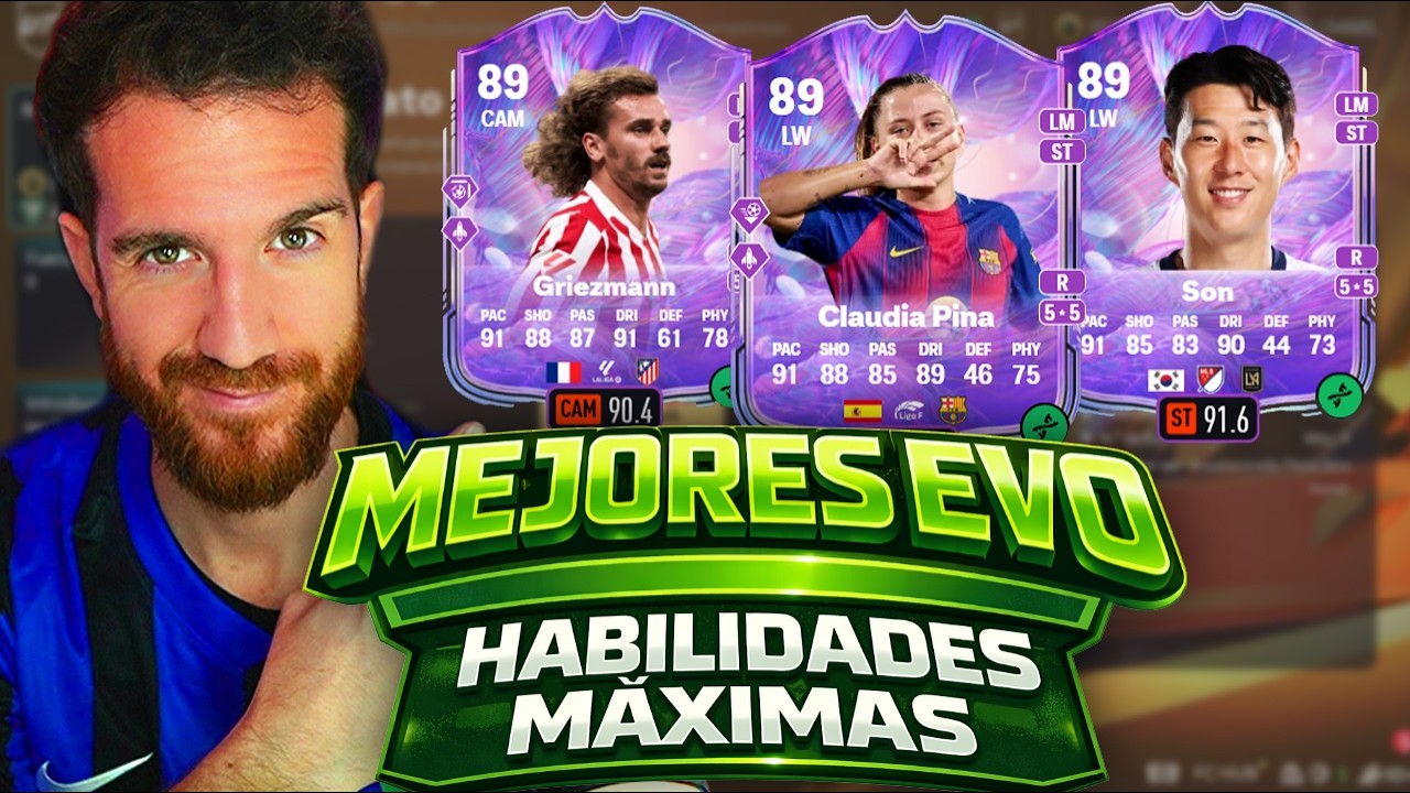 ¡PINA y 10 MÁS! MEJORES OPCIONES EVO: Habilidades Máximas en FC 26 ⭐Max Skills