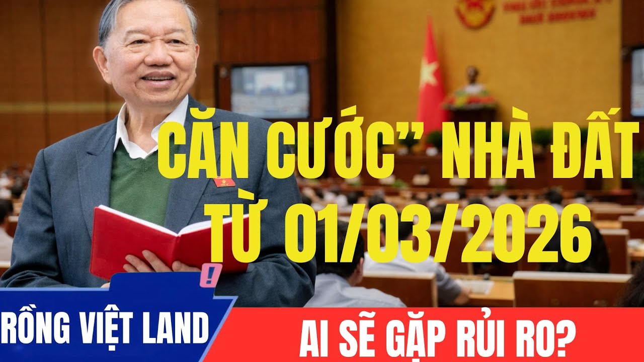 ⚠️ Từ 01/03/2026: Sổ Đỏ Có “Căn Cước” – Ai Không Cập Nhật Có Thể Mất Nhà!| luật đất đai