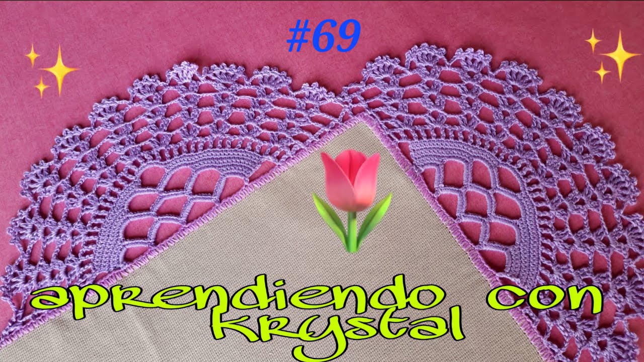 orilla para servilleta #69/una sola vuelta/ quedaras encantada de lo hermosa que queda 🐰🌷🦋🐻🌺🌿🌻