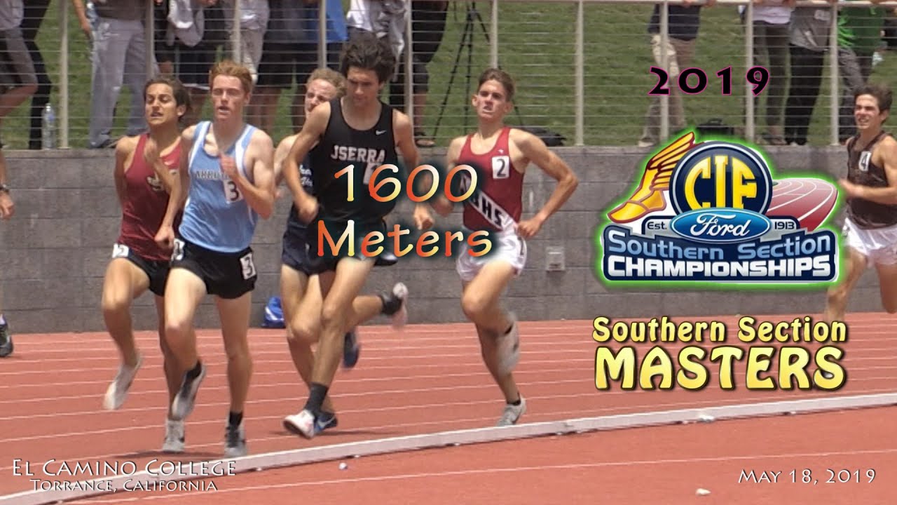 2019 TF - CIF-ss Masters - 1600 Meters (Boys)