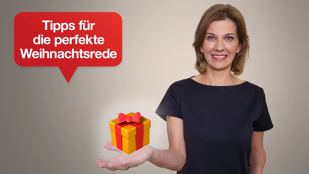 🎄 Tipps für die perfekte Weihnachtsrede 🎅 I Tipps für Ihren überzeugenden Auftritt | #40