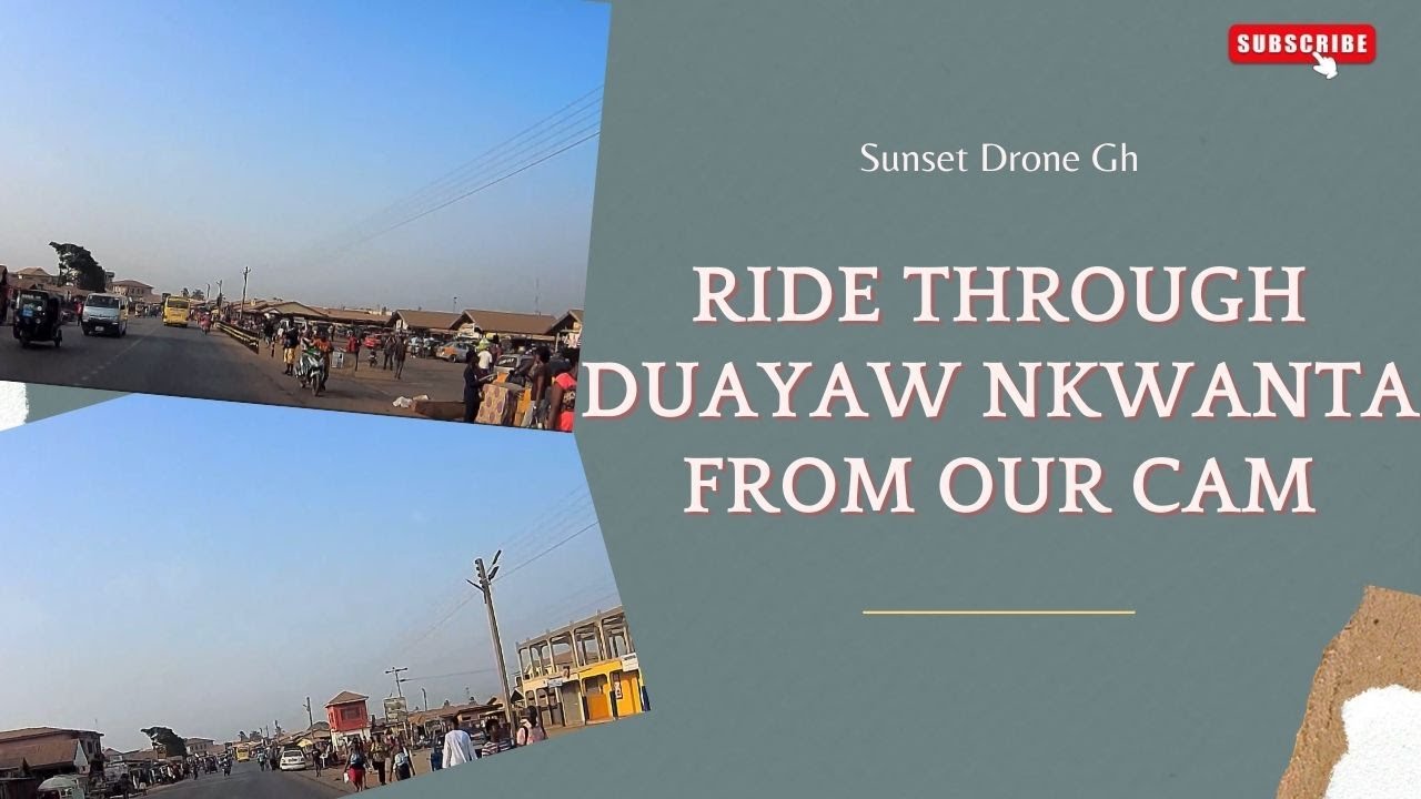 Прокатитесь по Дуаяу-Нкванте с нашей камеры #Ghana #DuayawNkwanta #Automobile #VisitGhana #Travel