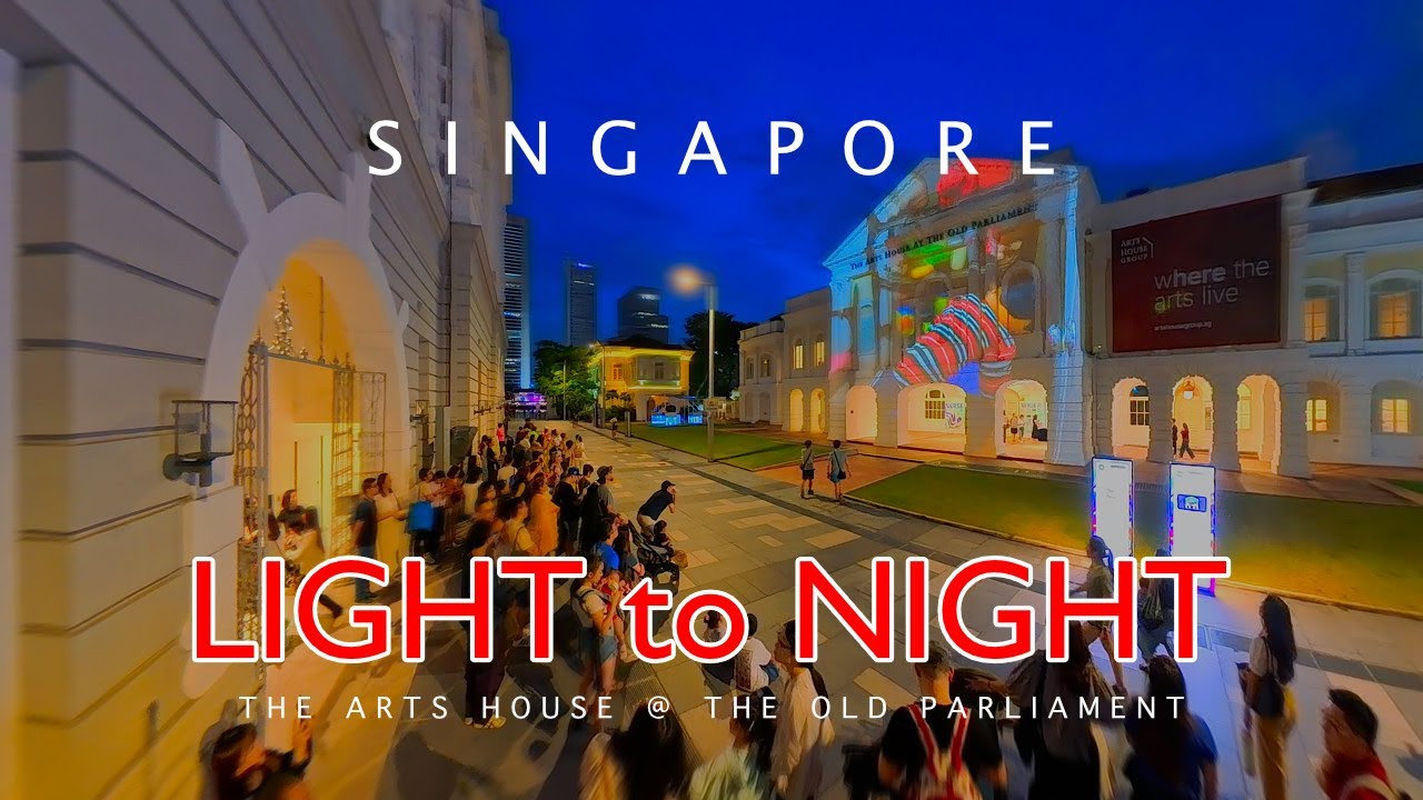 LIGHT to NIGHT (part-3) - The Arts House @ The Old Parliament House after dark