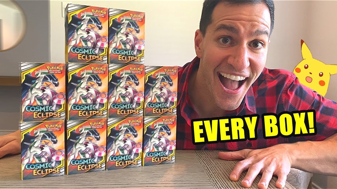 *COSMIC ECLIPSE!* Opening EVERY Box of NEW Pokemon Cards!