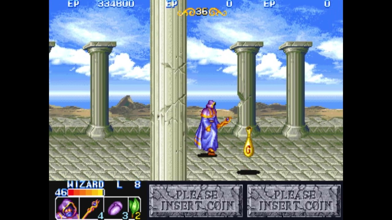 SFCHAMPION - THE KING OF DRAGONS (World) 1 COIN CLEAR - Wizard .
