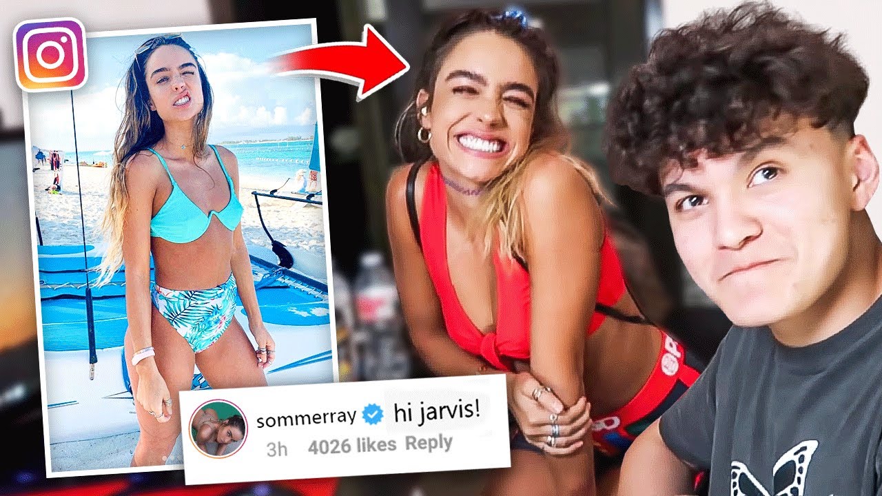 Surprising my Little Brother with his DREAM GIRL (Sommer Ray)