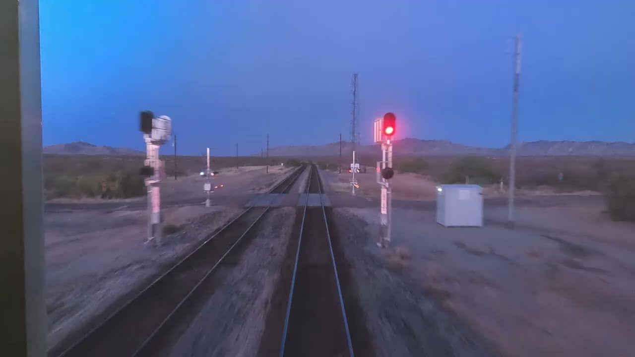 Texas Eagle 421 DAL-TUS – 04 27 25 - Cochise to Benson Railfan Window