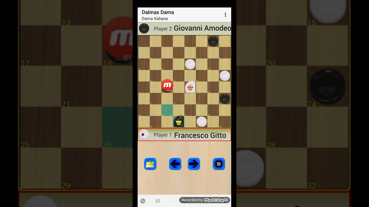 Dama Ita 82# Francesco Gitto vs Giovanni Amodeo ( le sottili vincite )