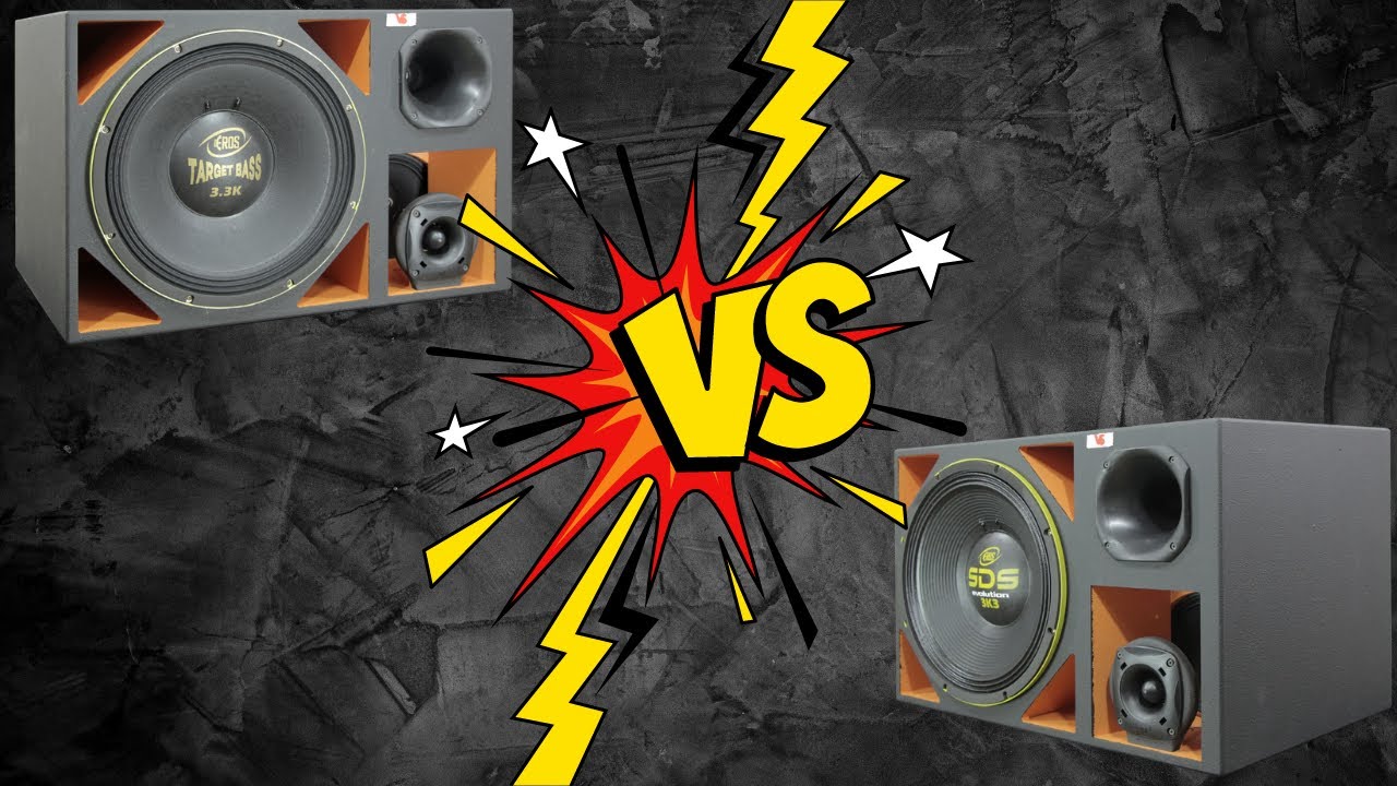 TRETA | Target Bass 3.3k VS SDS 3k3 | Qual é o melhor sub woofer de 15