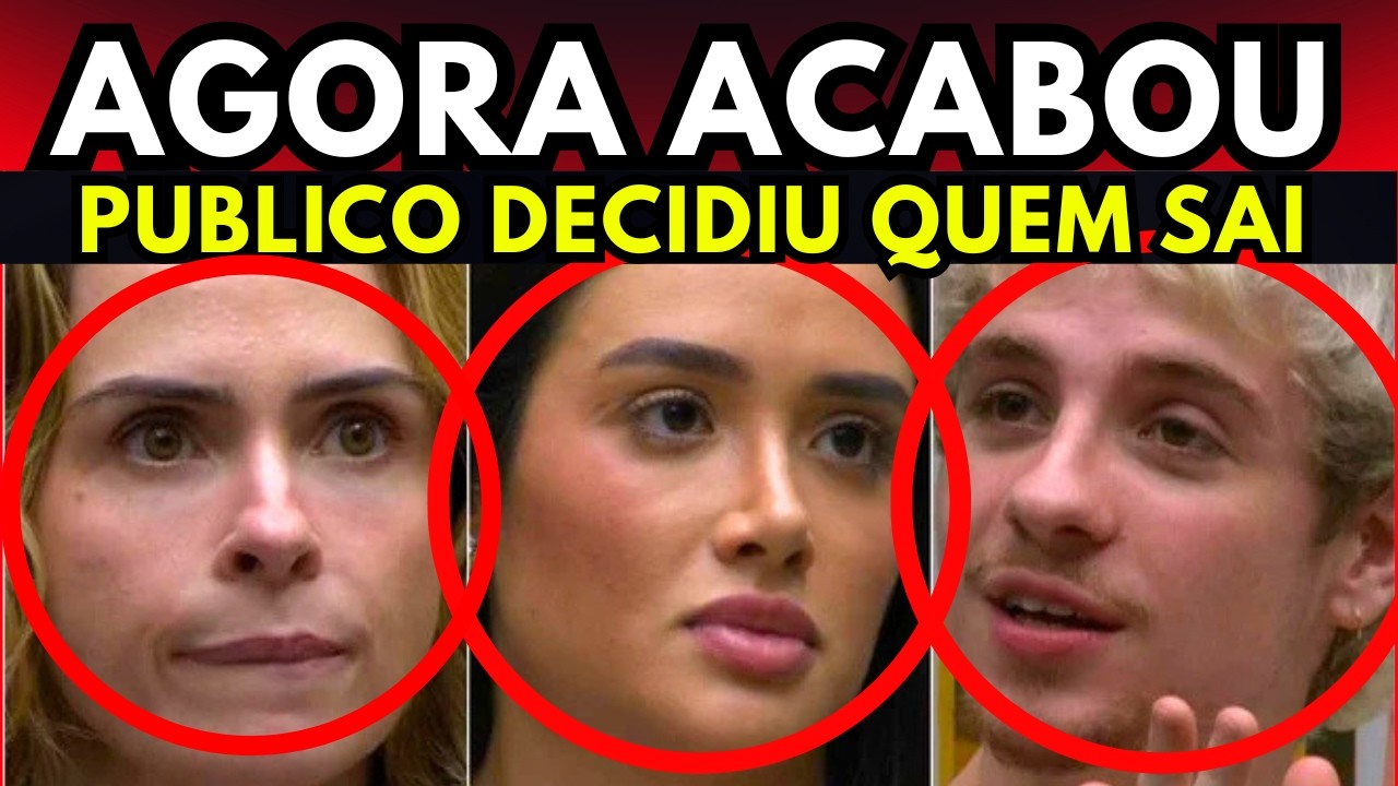 AGORA ACABOU PRA ELA!! GIRO DE ENQUETE PARED&Atilde;O BBB 26 PUBLICO JA DECIDIU QUEM SAI
