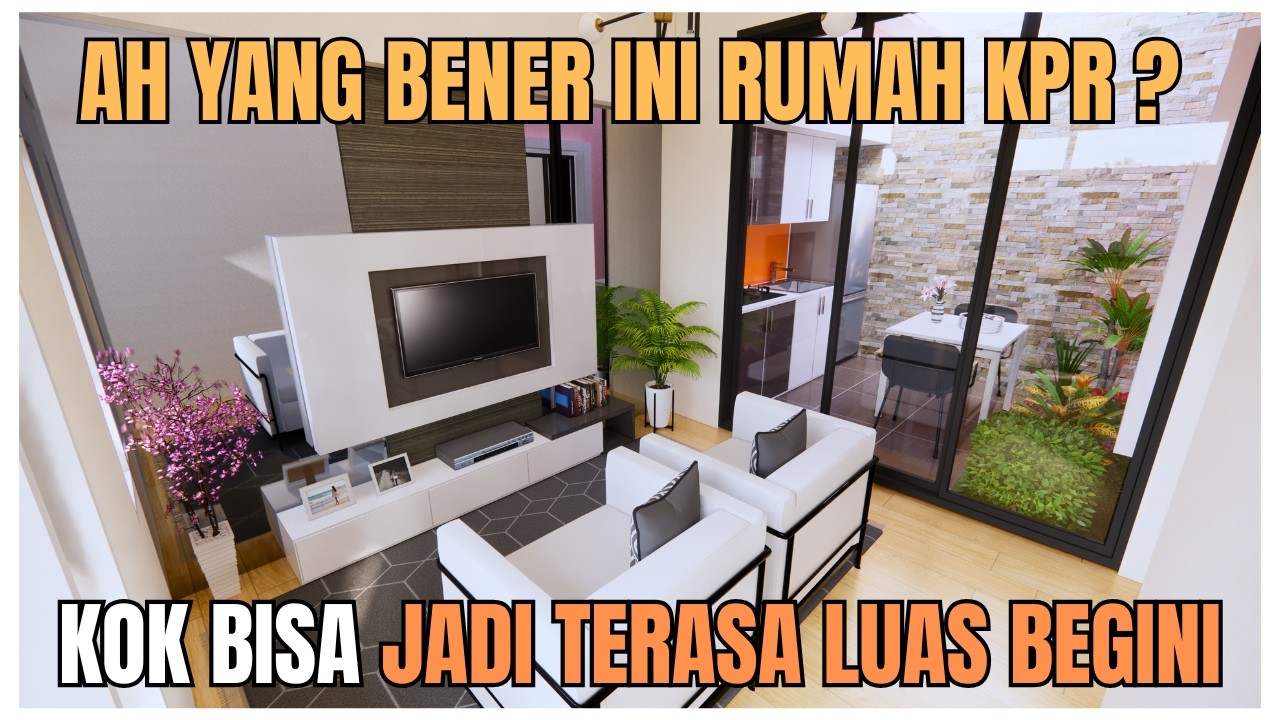 Renovasi Rumah Subsidi KPR 6x10 Biar Gak Terasa Sempit