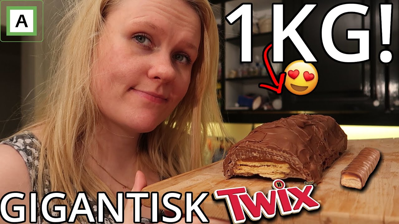 Jeg lager en GIGANTISK Twix!
