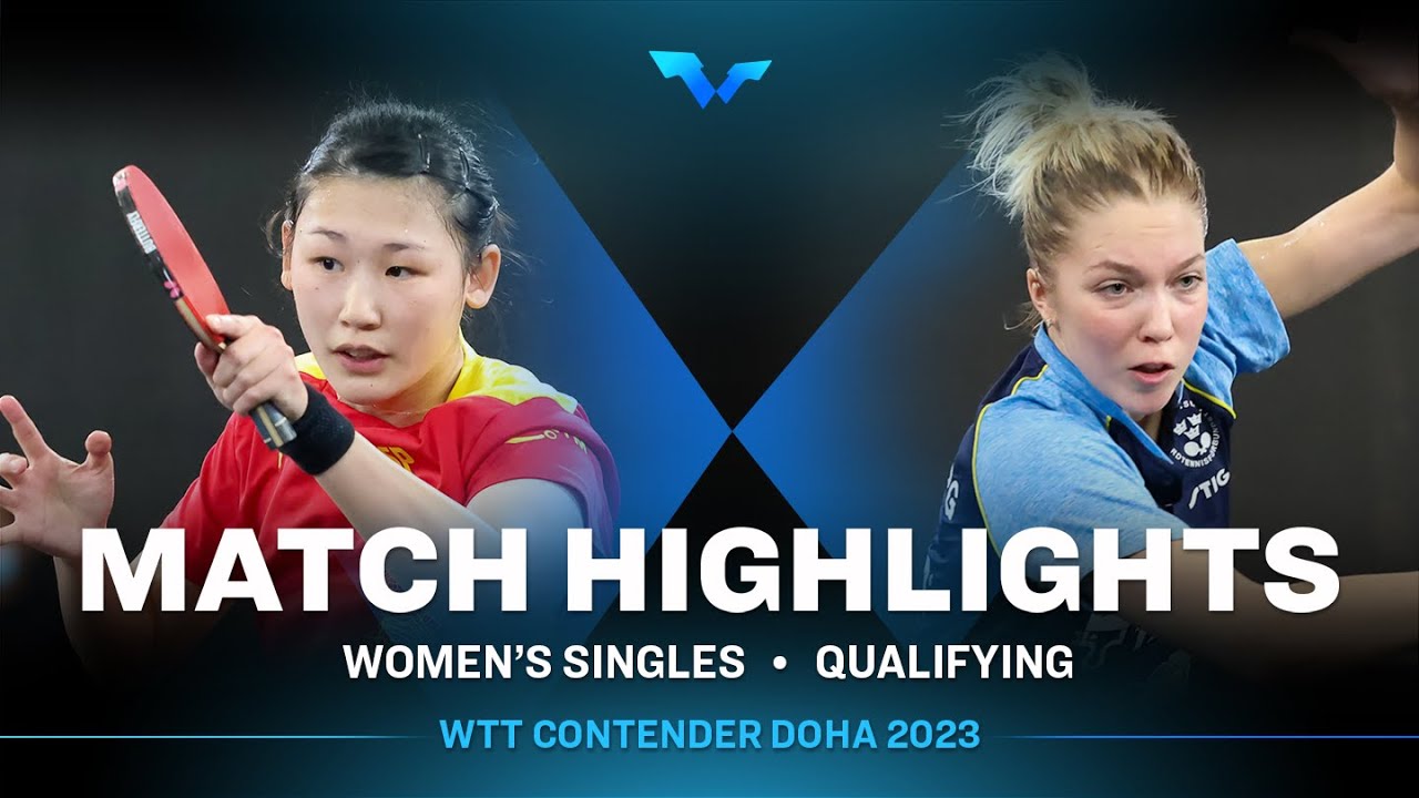 Christina Kallberg vs Maria Xiao | WS Qual | WTT Contender Doha 2023