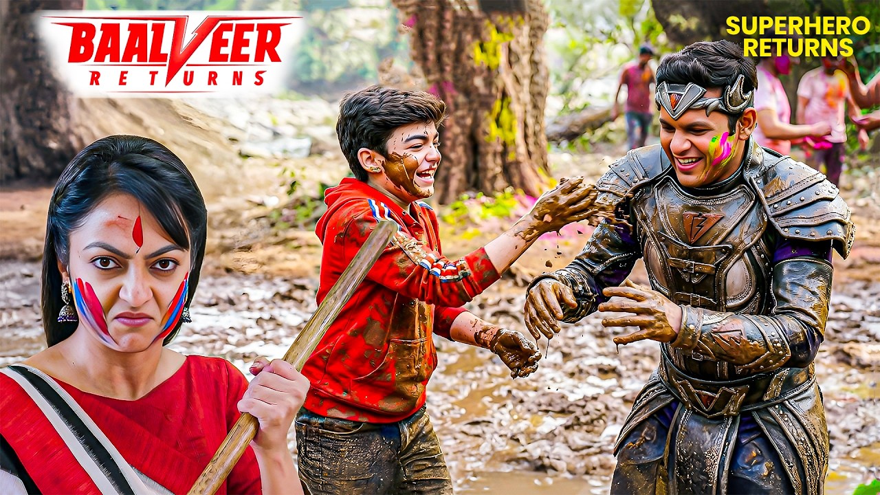 बालवीर और विवान ने खेली कीचड़ वाली होली फूटा माँ का जबरदस्त गुस्सा | Baalveer Returns | Magic Show