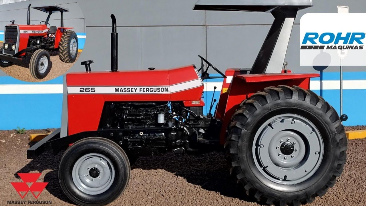Trator Massey Ferguson 265 Ano 1980 - ROHR MÁQUINAS
