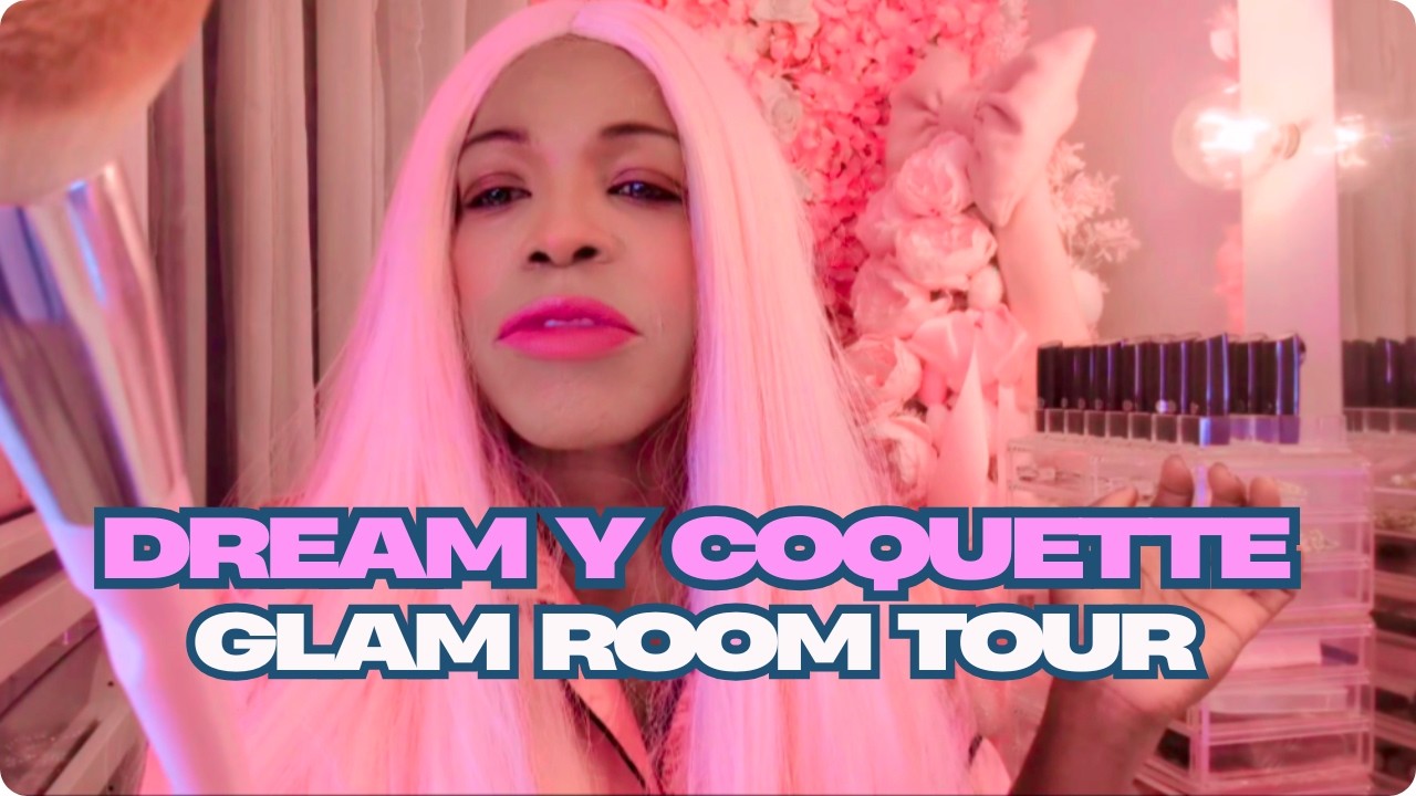 My Dreamy Coquette In-Depth Pink Glam Room And Ikea Pax Tour | The Pink Goddess 👑🎀🌸 #pink
