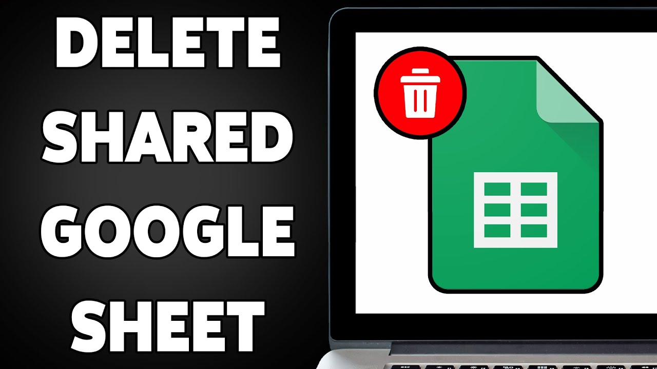 How To Delete A Shared Google Sheet 2025 | Remove Shared Spreadsheet Permanently