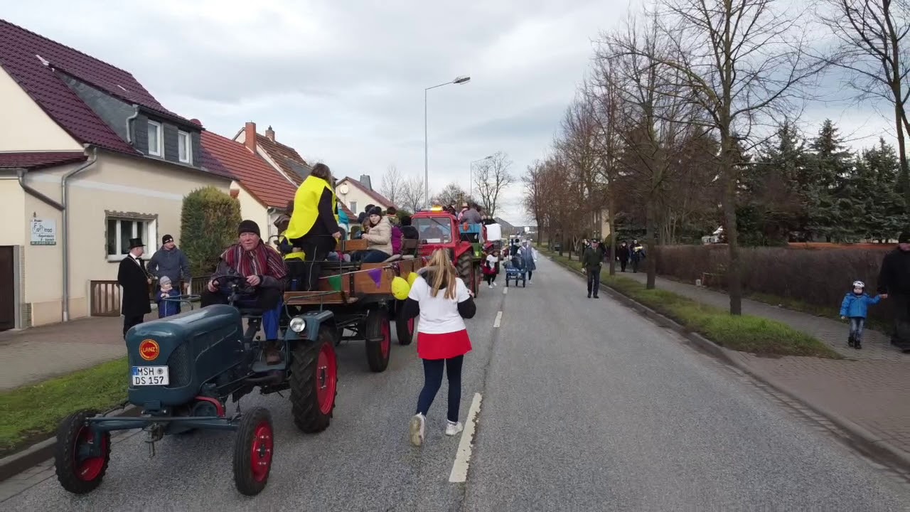 Oberröblingen Erbsbärumzug 2020