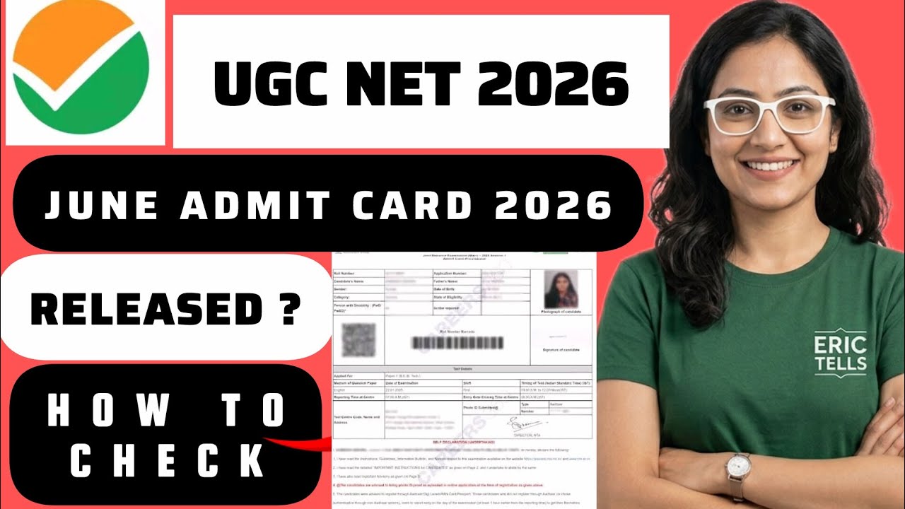 ugc net june admit card 2026 | nta ugc net admit card 2026