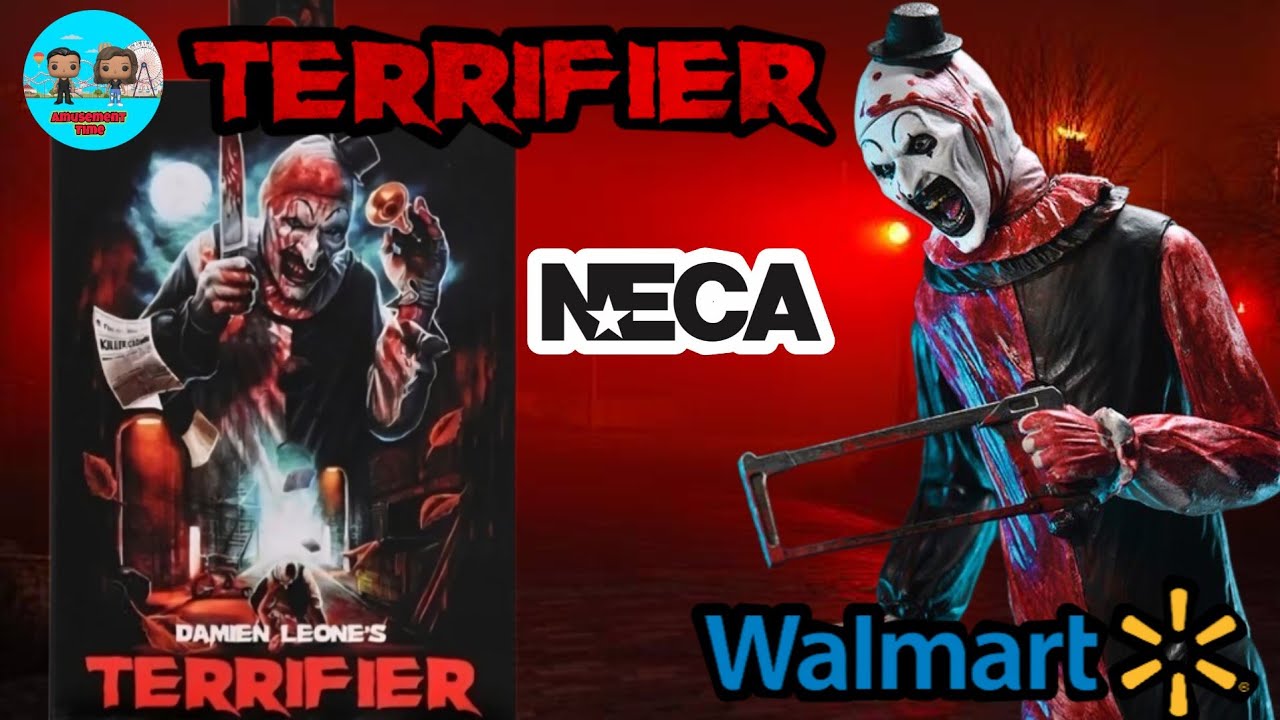 Walmart Exclusive Terrifier Neca Hunt + Unboxing! Art The Clown Neca | Horror Neca Figures 