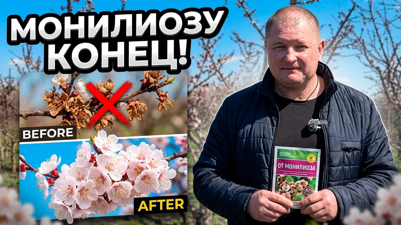 Важнейшая ОБРАБОТКА АБРИКОСА! Монилиоз НЕ ПРОЙДЁТ!
