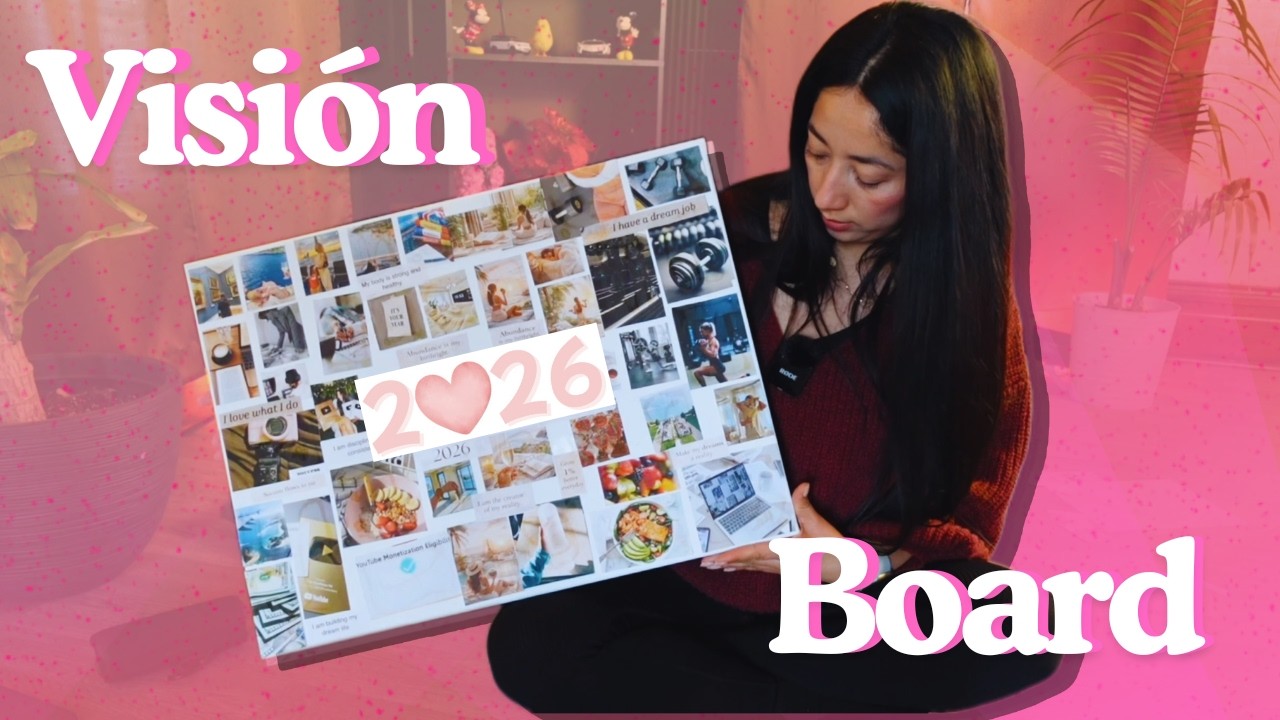 Vision Board ✨🌸 | Construyendo mi futuro 2026 💕🦋