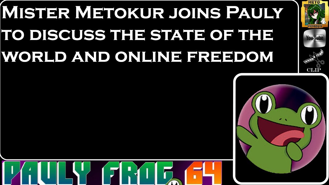 @MisterMetokur  joins Pauly for a Blackpill Extravaganza! - @PaulyTheFrog