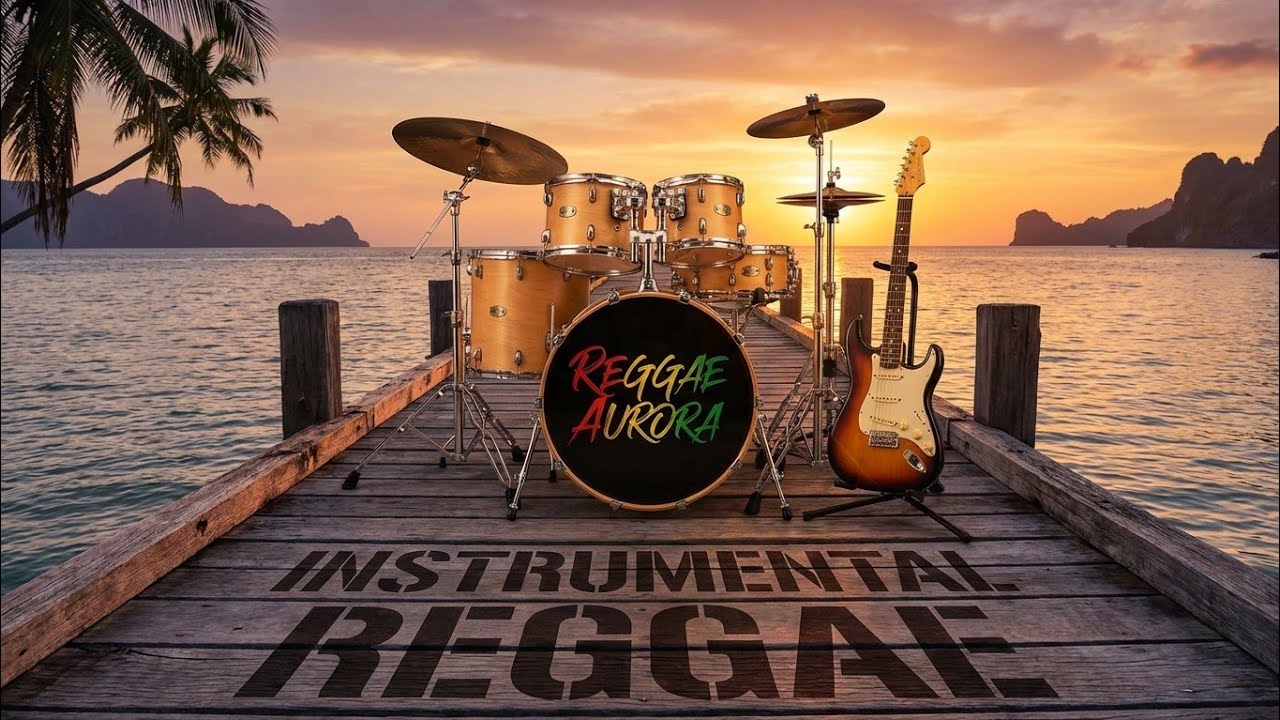 Island Reggae Instrumental Music – Relaxing Tropical Chill Reggae for Focus, Work & Stress Relief