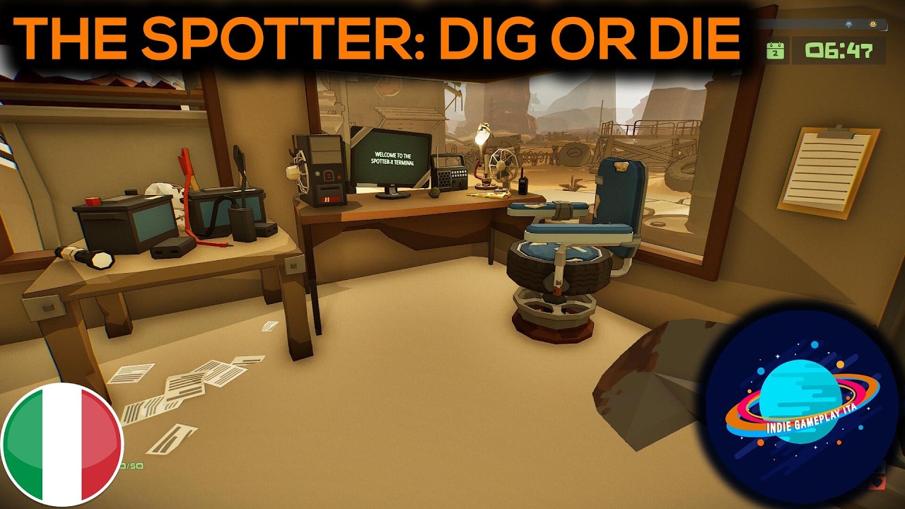 SCAVO E DIFESA: CONNUBIO PERFETTO!! || The Spotter: Dig or Die || GAMEPLAY ITA