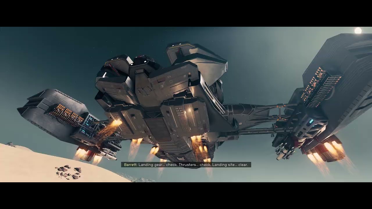 Starfield - Predator ship from Predator Killer of Killers. The PREY X