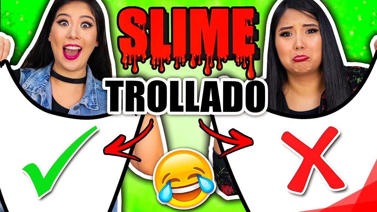DESAFIO SLIME TROLLADO! | Blog das irm&atilde;s