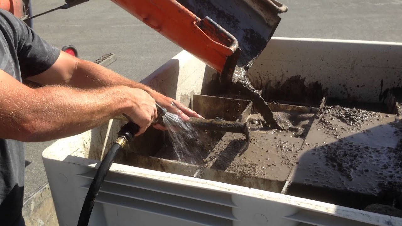 Portable Concrete Washout System