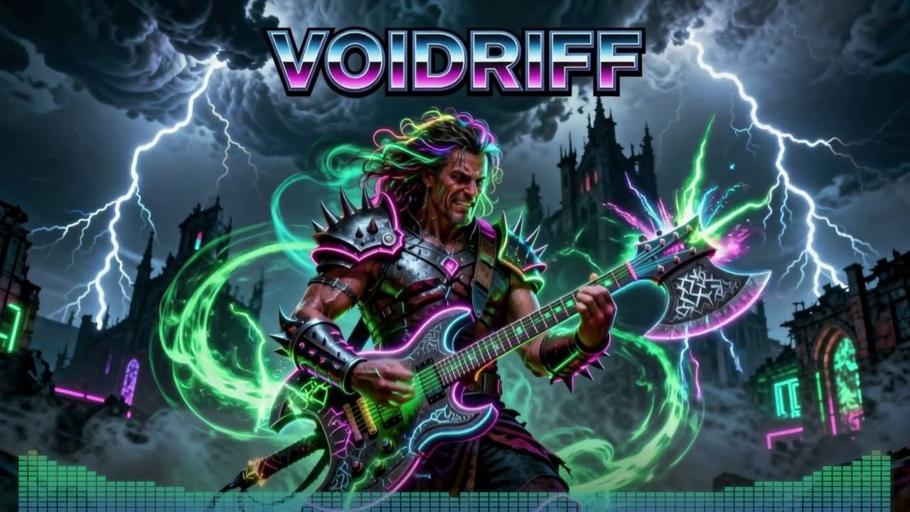 VOIDRIFF | Synthwave x Heavy Metal Mix | Retro 80s Dark Fantasy