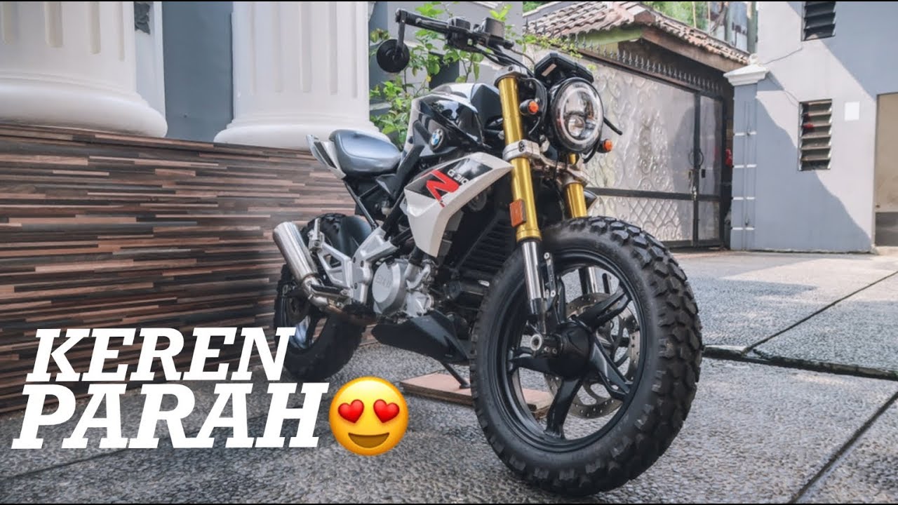 Modifikasi BMW G310R - (Spion, Knalpot, Headlamp, Tail Tidy, Ban dll..) #motovlog Indonesia