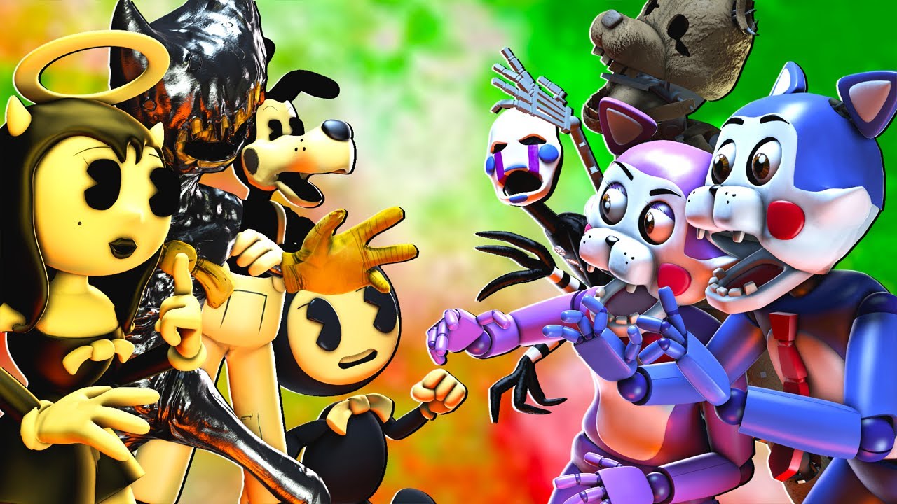 [SFM FNaF] FNAC Animatronics vs BaTIM