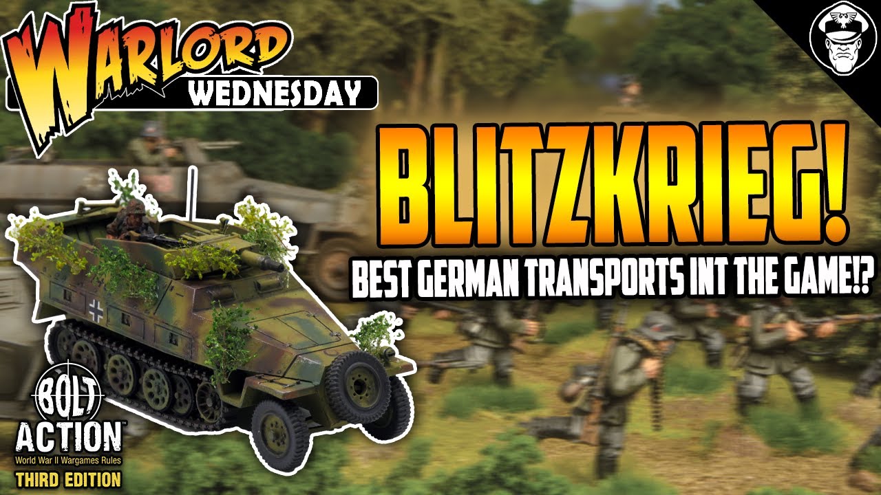 Is this the BEST Transport in the Game!? Hannomag & Stummel Unit Review | Bolt Action! 3rd Edition