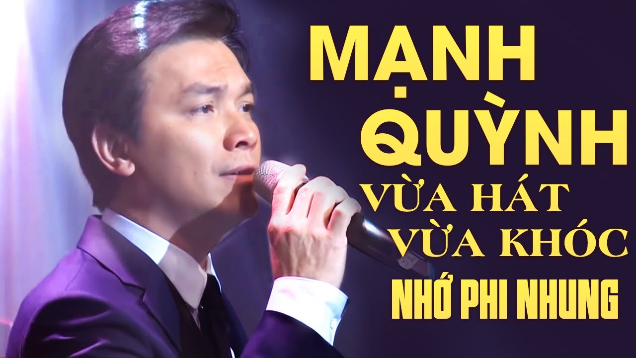 Mạnh Quỳnh hát bài XÓT XA nhớ Phi Nhung vừa hát vừa Khóc - đêm nhạc bolero Ai xem cũng KHÓC