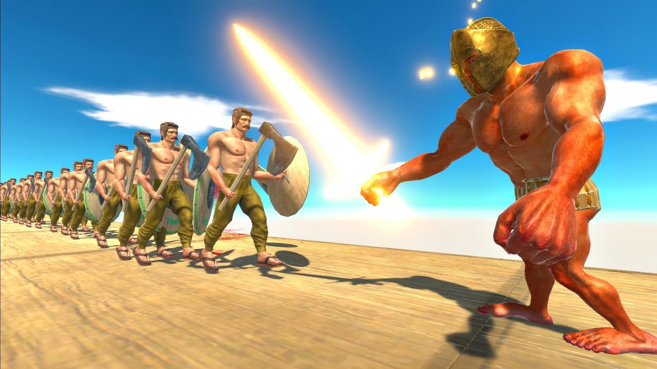 Achilles vs Army - Animal Revolt Battle Simulator